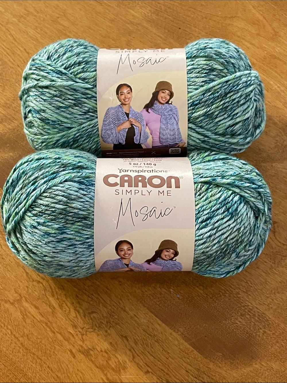 Caron Simply Me Mosaic Yarn - Grassy